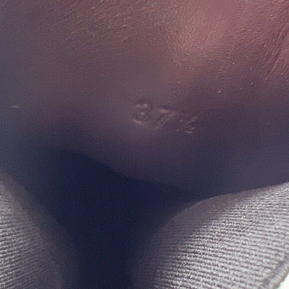 BOTTEGA VENETA Flash Chelsea Boots Platform Black Green Leather US 7.5 EU 37.5 - Picture 13 of 14